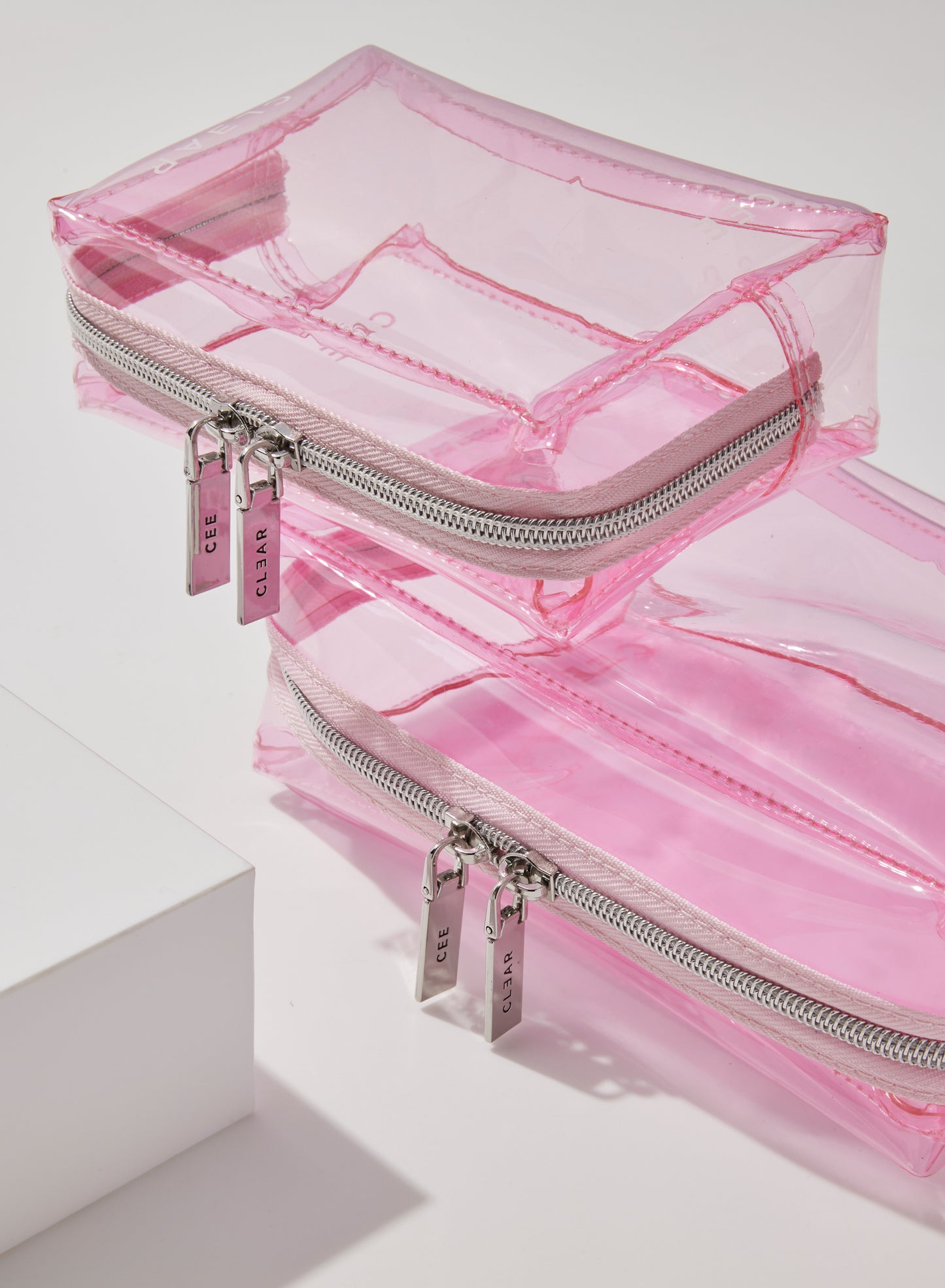 BLUSH SMALL + MINI COSMETIC CASE SET