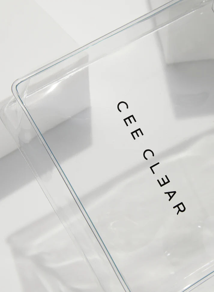 CLEAR CROSS BODY BAG + CHAIN SET