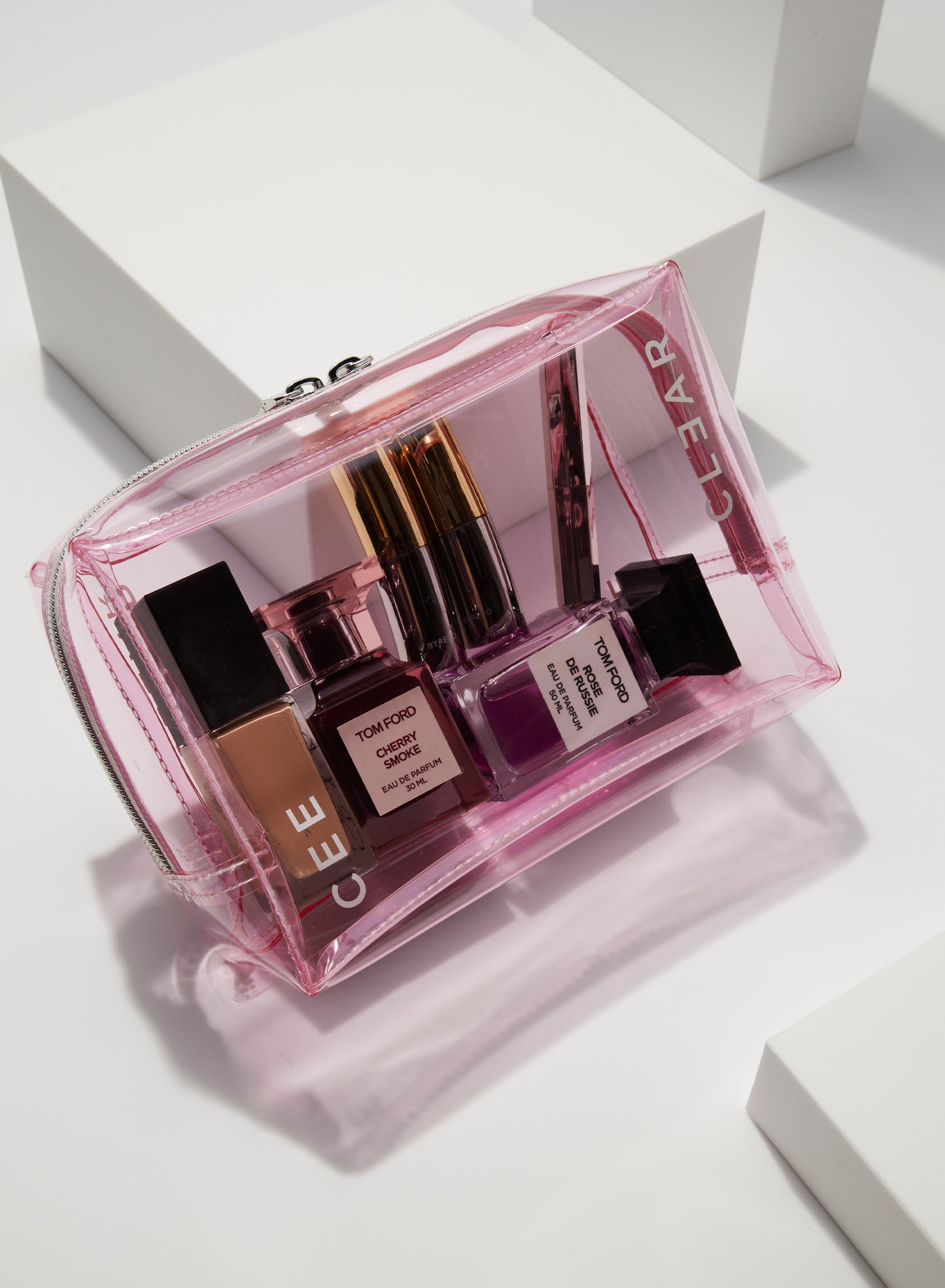 BLUSH SMALL + MINI COSMETIC CASE SET