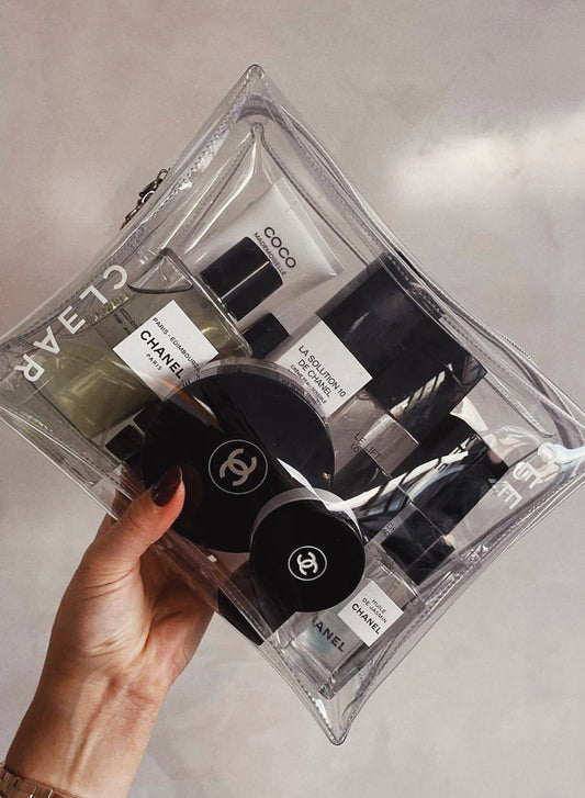 CLEAR LARGE COSMETIC CASE